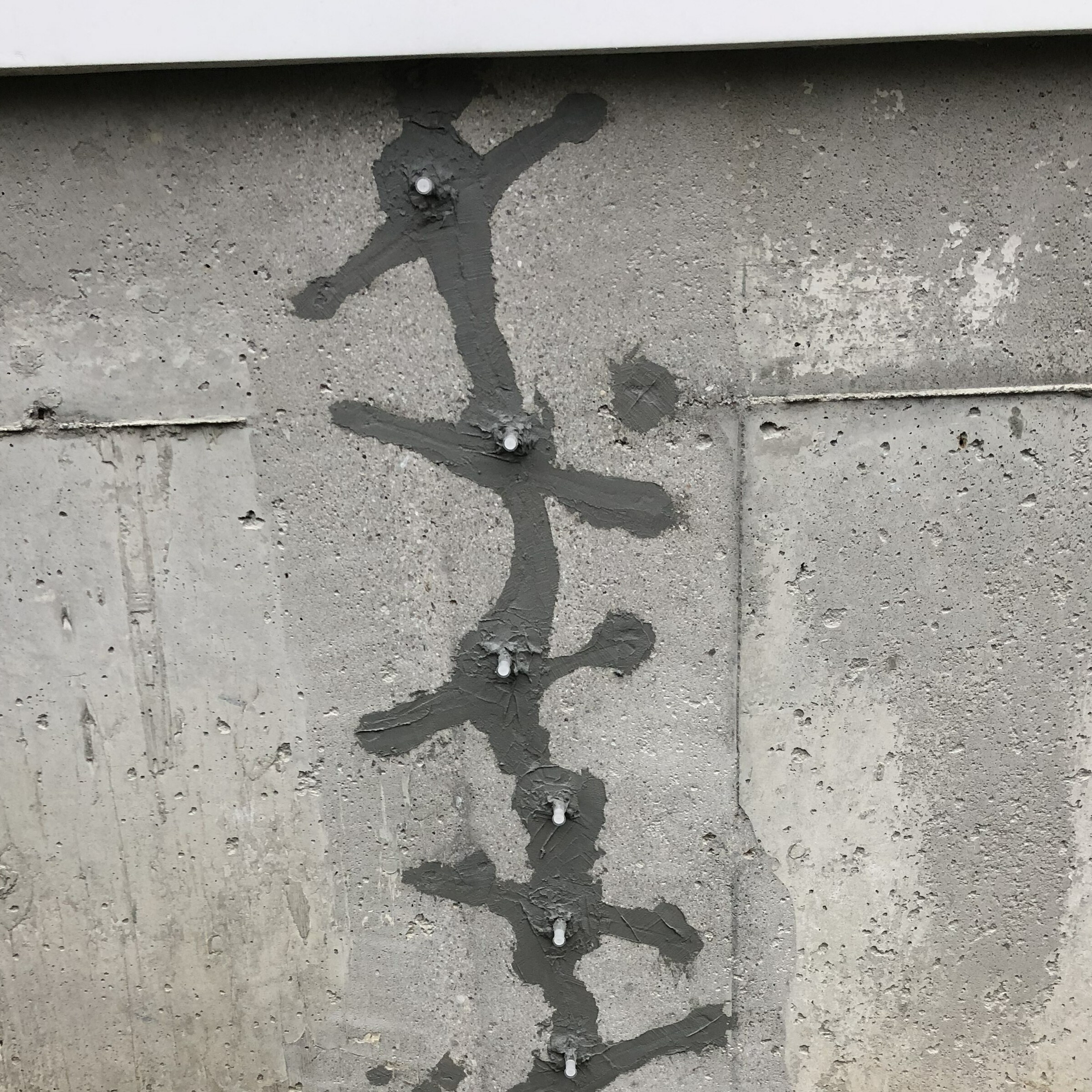 A Repaired Wall Crack.