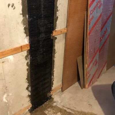 A Carbon Fiber Wall Crack Repair